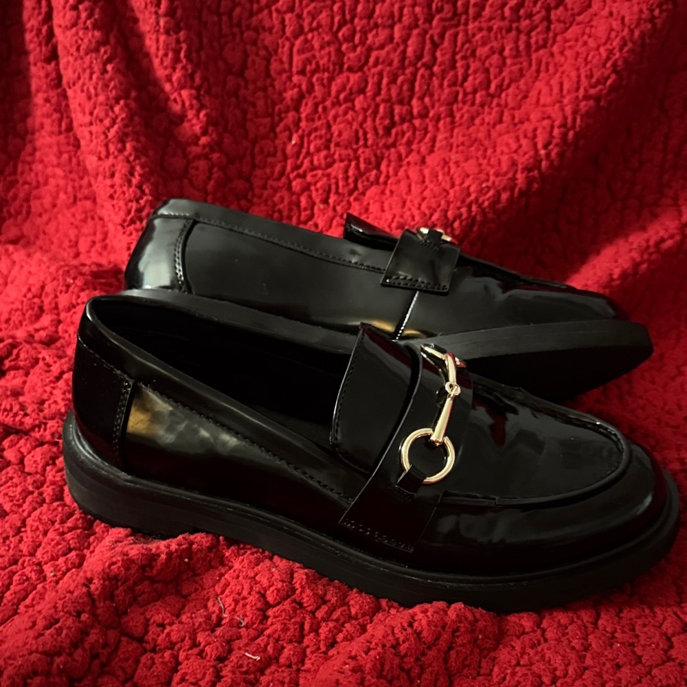 American Eagle Outfitters Black Loafers